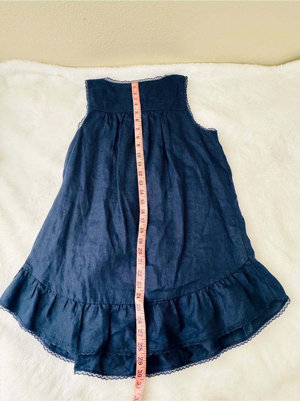 Aritzia Sunday Best Karina Linen Dress/ Admiral / 2xs/ New with tag - Picture 14 of 16